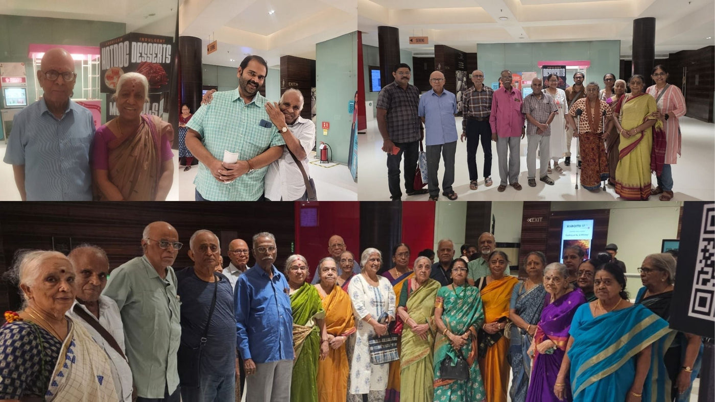 Silver Screen Delight: Elderly Friends Share Their Take - Prayojana